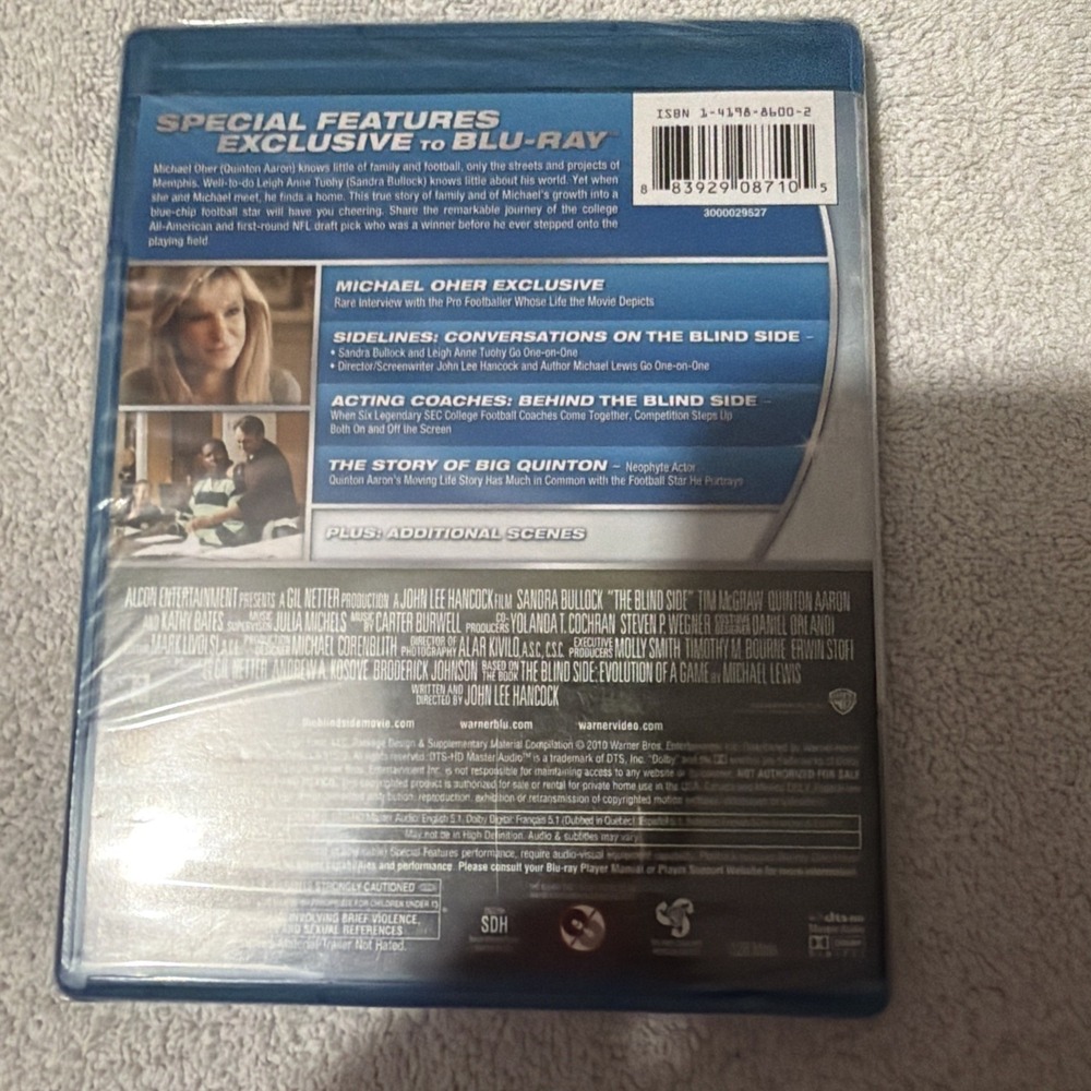 Blind Side (Blu-ray, 2009) NEW SEALED - Picture 2 of 3